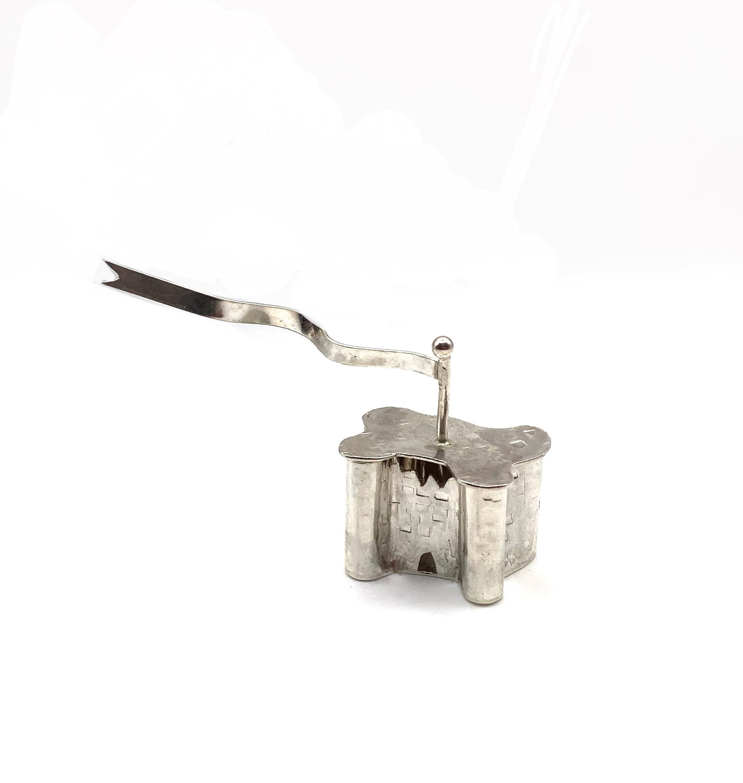 Sterling silver Tonbridge castle christening box